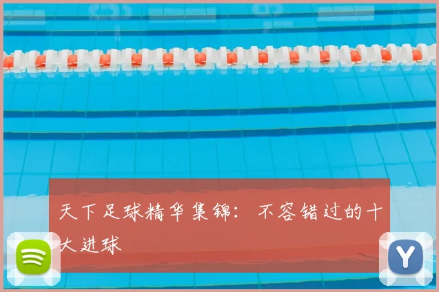 天下足球精华集锦:不容错过的十大进球